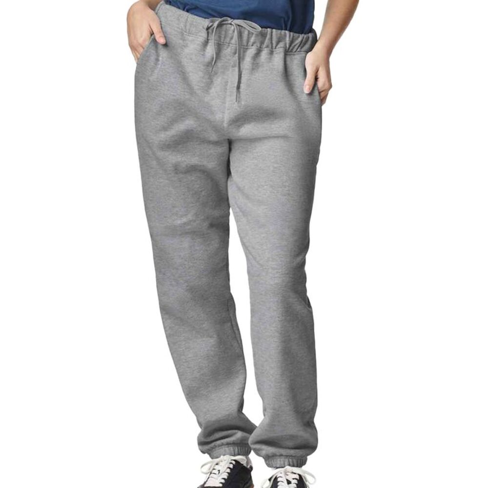 Gildan Mens Midweight Pocket Sweatpants / Sport Grey